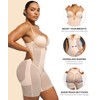 SHAPELLX Shapewear Bodysuit Tummy Control Body Shaper V Plunge Corset