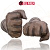 Milwaukee Leather MG7512 Men's Brown Leather Gel Padded Palm Short