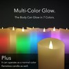 Softflame Flameless Multi Color Flickering Moving Flame 3"x 7" Pillar