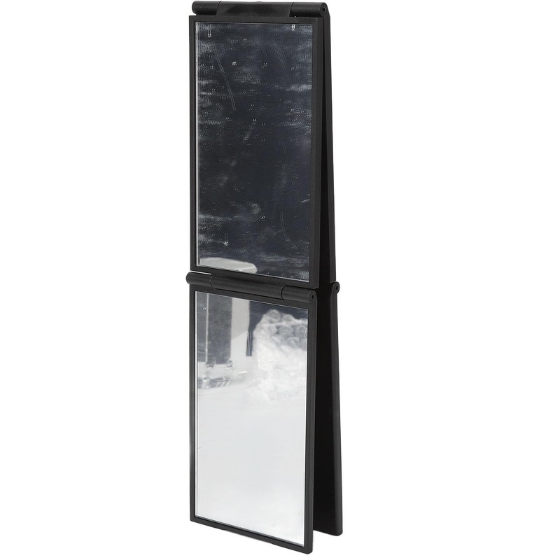 Portable Folding Mirror, 360 Degree Plastic Frame 4 Way Mirror