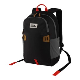 Eddie Bauer University Backpack 22L | Everyday Carry | Work | Travel | Commuter | Padded Laptop Sleeve | Stretch Bottle Pockets | Lightweight | Durable - Black