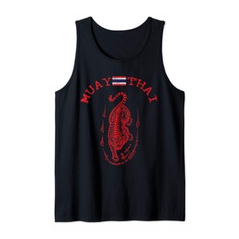 Muay Thai Kickboxing Awesome Tiger Sik Yant Tank Top