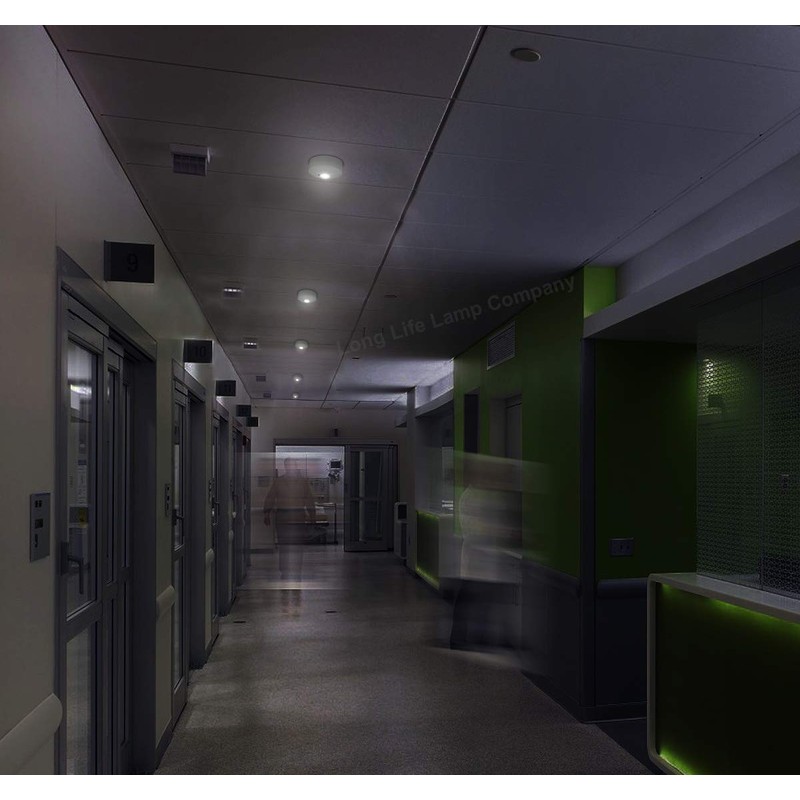 LED Round Emergency Light Ceiling Flush Mounted Maintained/Non Maintained EML05D