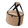 Camping Storage Bag Bucket Shape Large Capacity Waterproof Canvas Portable