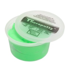 CanDo Medium Resistance Theraputty, Green Apple Scented, 1 Pound, Green