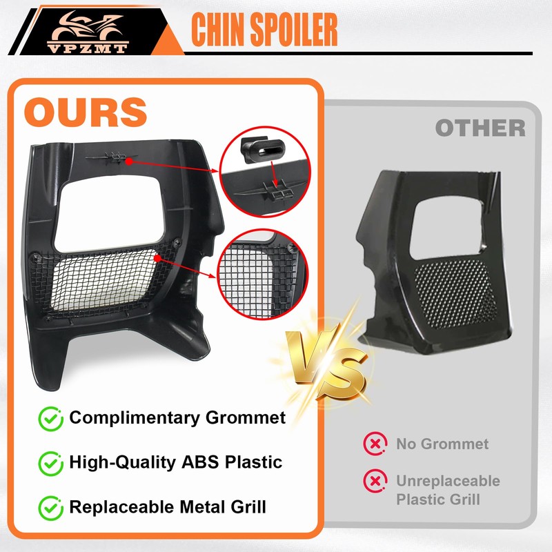 VPZMT Chin Spoiler for Harley Touring Road King, Street Glide,