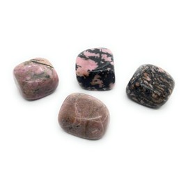 Rhodonite Medium (2cm Cuboid Shape) Crystal Tumbled Stone - 1 Pc