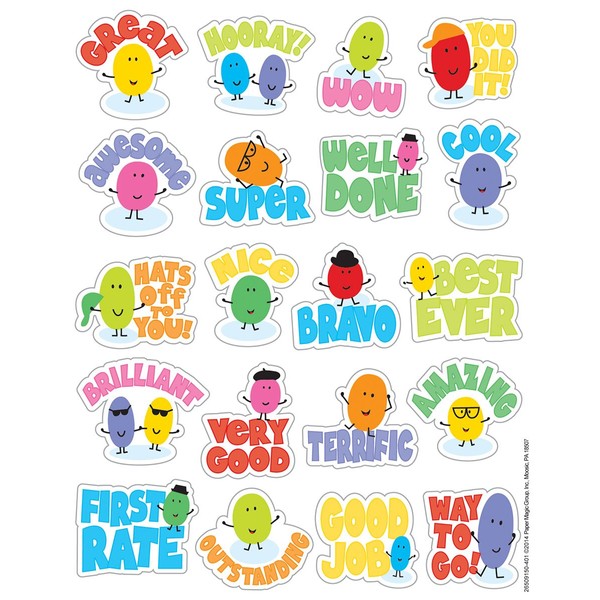 Eureka Jelly Beans Stickers, Scented (650915)