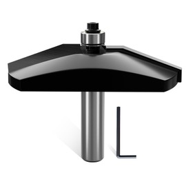 CSOOM Bevel Raised Panel Router Bit 1/2 Inch Shank,for Making Shaker Raised Cabinet Door and Cove-Cut ,use with Rail and Stile Moulding Router bit.