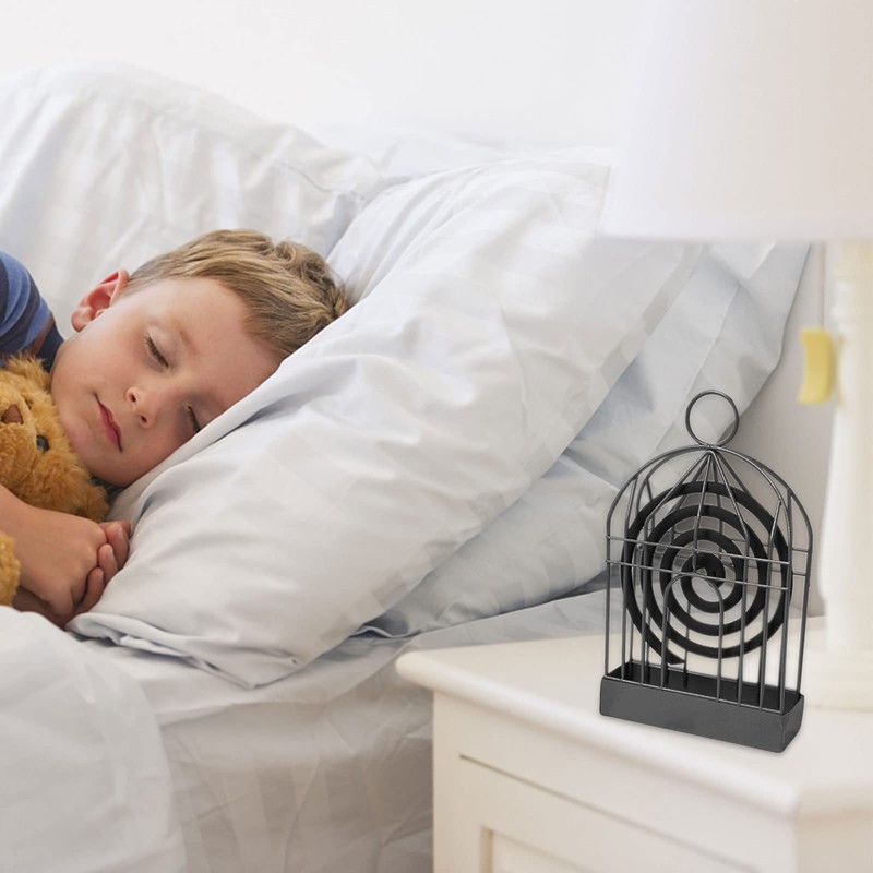 Mosquito Spiral Holder, Portable Mosquito Spiral Container, Incense Sticks Holder,
