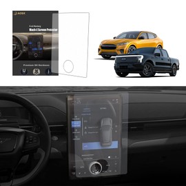 BestEvMod Compatible with Mach E / F-150 Lightning 9H Matte Finish Screen Protector Center Console Compatible with 2021-2025 Mustang Mach-E/ 2022-2025 F150 Lightning 15.5 inch Screen Anti-Glare (Matte Finish）