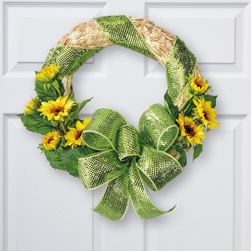 FloraCraft Straw Wreath Form 18 Inch Natural