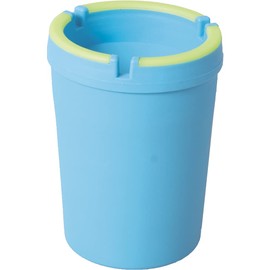 Ash Tray for Cars (Blue Glow Rim, Jumbo) Self Extinguishing Car Ashtray | Smokeless Ashtray for Cars | Portable Ashtray | Automotive Ashtrays | Cup Holder Ashtray Trash Can