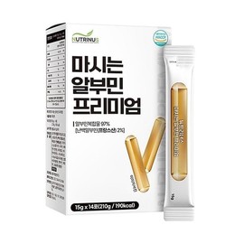 뉴트리너스 마시는 알부민 프리미엄 14포 Nutrinus Drinking Albumin Premium 14 Packs