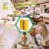 Pure Beeswax Pillar Candles 2x4 Inch, Natural Bees Wax Pillar
