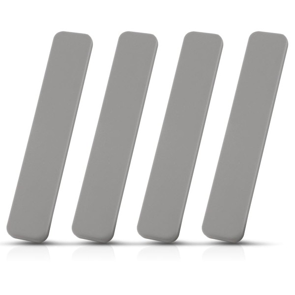 CROSSDESIGN Composite Decking Boards End Cap 5.5" Gray 4PCS,ONLY Fit