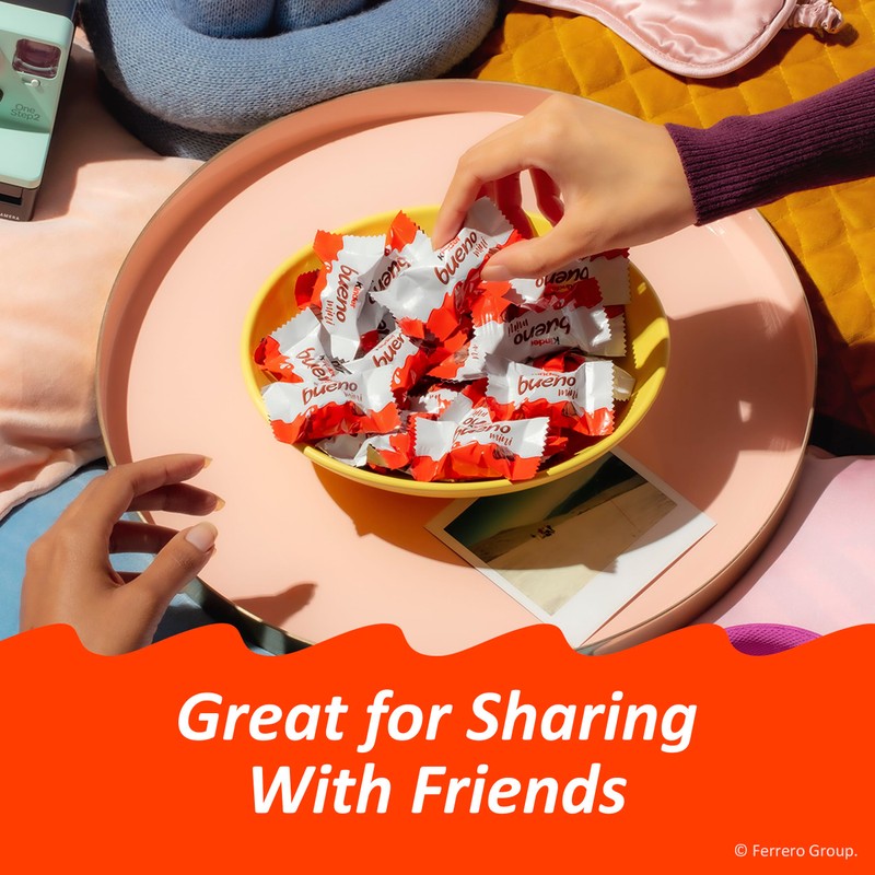 Kinder Bueno Mini, 125 Count Party Pack, Milk Chocolate and