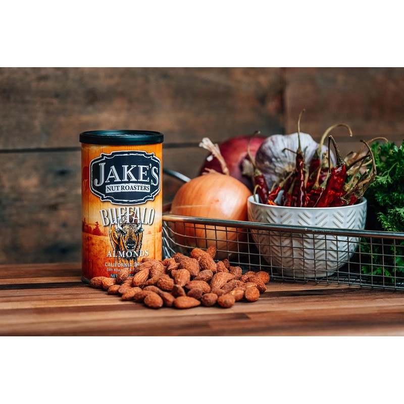 Jake's Nut Roasters - Buffalo Flavored Almonds (2 Pack) -