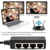 Acoplador RJ45 de 1 a 4, Divisor Ethernet Gigabit de