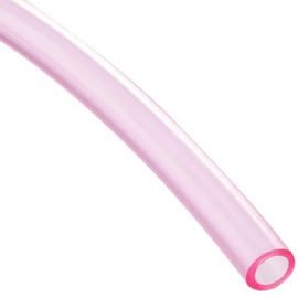 Kijima 105-0834 Motorcycle Oil Resistant Hose, Gasoline Compatible, Pink, Inner Diameter 0.2 inch (6 mm), Total Length 3.3 ft (1 m)
