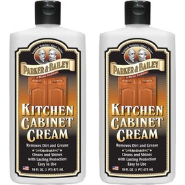 Parker and Bailey Kitchen Cabinet Cream-Wood Cleaner-Grease Remover 16 oz (2)