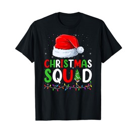 Christmas Squad Matching Family Group Funny Xmas Pajamas T-Shirt