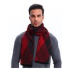 soul young Long Cotton Scarf for Men - Warm Fringe