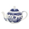 UNIQUE HOME LIVING Blue Willow Ceramic Teapot 1 Litre Georgian