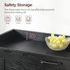 MAHANCRIS Shoe Storage Cabinet, Shoe Organizer with 2 Flip Drawers,
