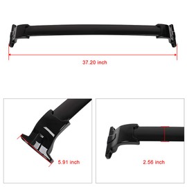 Aintier Aluminum Cross Bar Roof Rack Compatible for Buick Envision 2016-2020 Roof Top Rail Rack Crossbar Luggage Cargo Carrier Roof Rack Set 165LBS