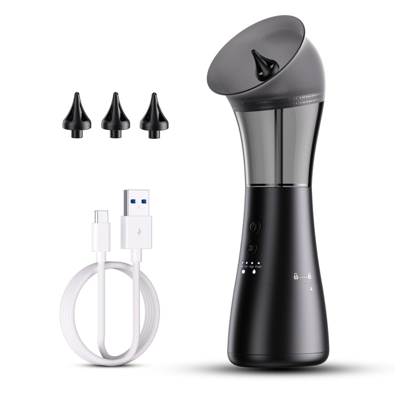 Upgraded Ear Wax Removal Kit, 4-Mode Electric Ear Cleaner -