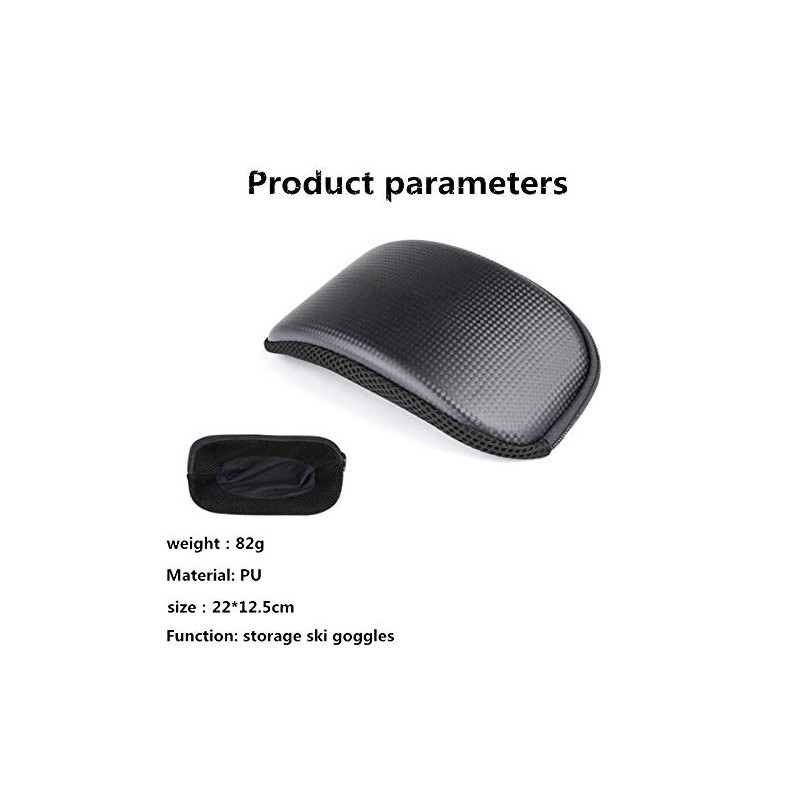 SZMYLED Portable Ski Goggles Protective Case (Without Glasses) Glasses Case