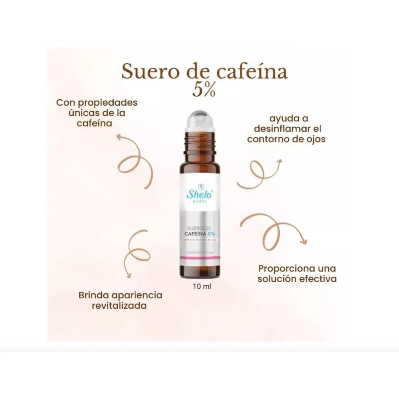 Suero Cafeína Ojos Mirada Fresca Roll Sheló Nabe