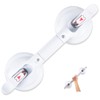 HEINSY 15inch Upgrade Suction Shower Grab Bar, Portable Shower Handle
