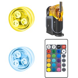 JUSONEY 2-Pack LED Capsule Lights for Ninja Slushi FS301/FS300, 16 Colors 4 Modes LED Lights | Your Perfect Ninja Slushie Machine Accessories with Battery