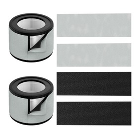 Z-2000 Replacement Filter Compatible with TruSens Z2000 Z-2500 Air Purifier, H13 HEPA 3-Stage Filtration Activated carbon used for Office bedroom, living room, kitchen