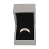 8mm Mens Tungsten Carbide Ring Imitated Meteorite Inlay 14k Gold
