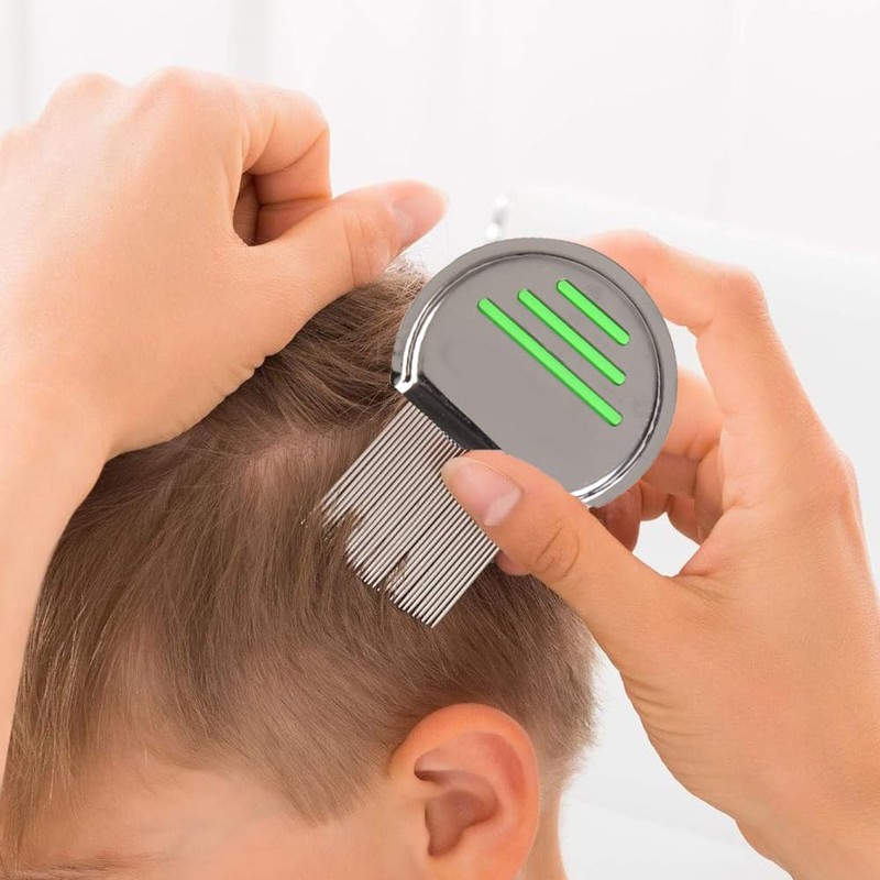 4 Pack Flea Lice Comb, Stainless Steel Dog Cat Grooming