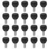 sourcing map 20pcs Knurled Clamping Knobs Thumb Screws M5 x