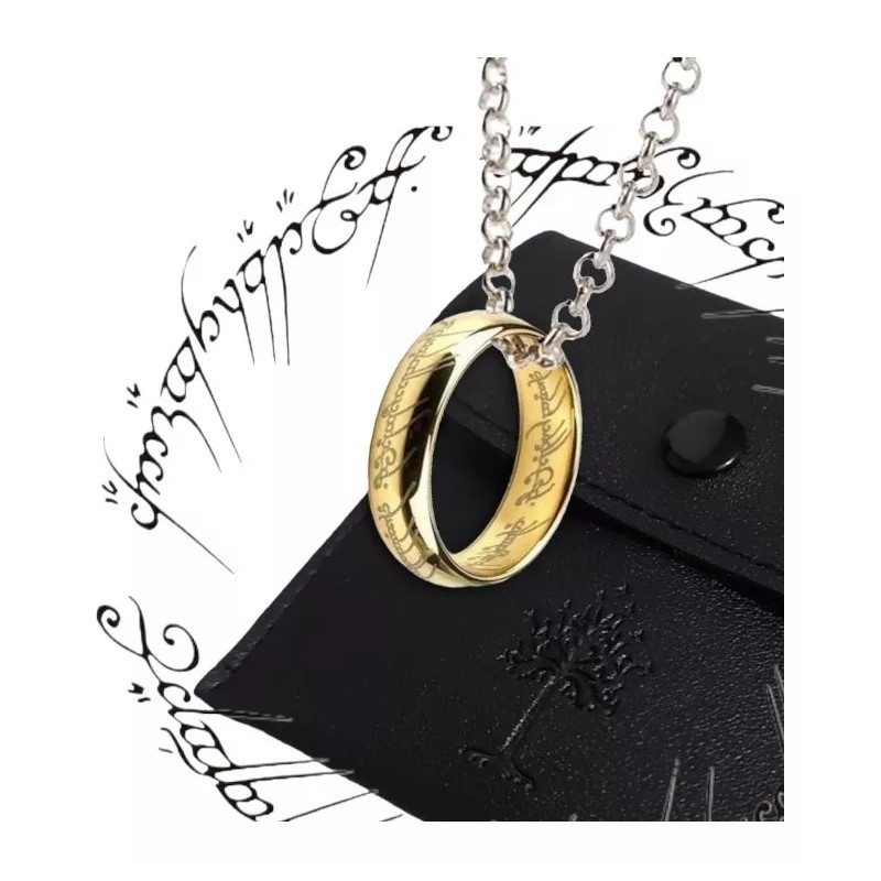 Dtup Anillo Unico Coleccion Señor De Los Anillos Con Cadena