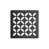 Schluter Kerdi-Drain Floral Shower Grate Kit with Integrated Bonding Flange