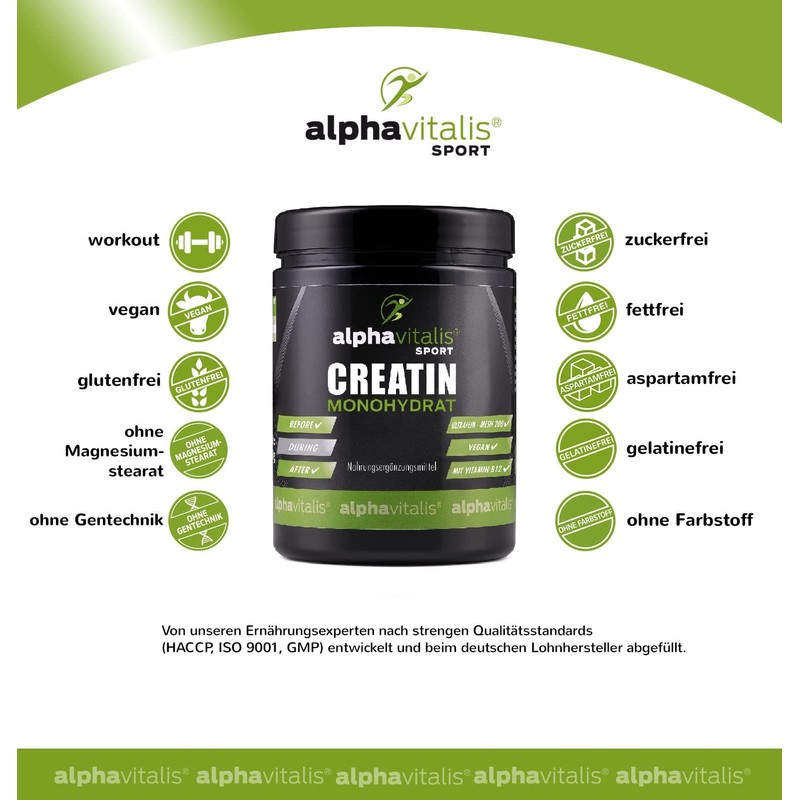 Creatine Monohydrate Powder – 500 g Tin Best Creatine (Mesh