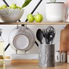 DII Kitchen Accessories Collection Ceramic, Utensil Holder, Black Marble