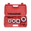 Pipe Threader kit,Ratcheting Pipe Threading Tool Set with 4 Dies
