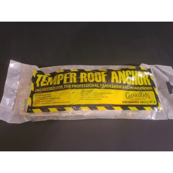 Guardian Fall Protection Temper Reusable Anchor 00455 12/12" Pitch Zinc