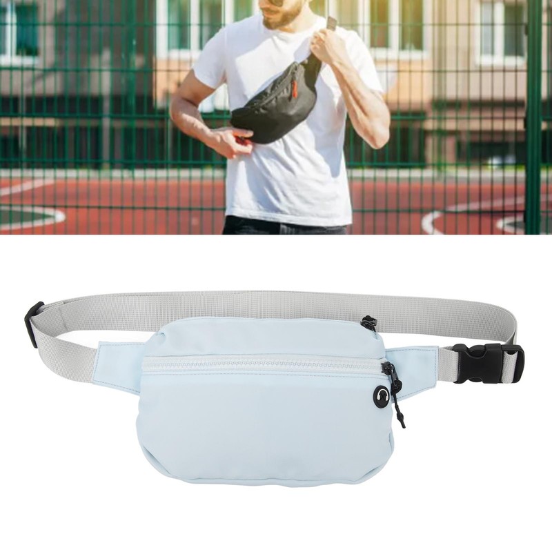 Sports Waist Bag Large Capacity Waterproof Nylon Fanny Pack Belt
