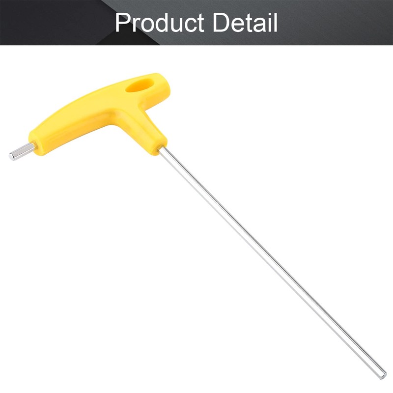 Utoolmart 4mm Metric 70# Steel T-Handle Hex Key Wrench Spanner
