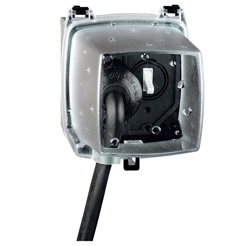 Intermatic WP1250C 2 Gang 4-3/4-Inch Weatherproof Box, Clear, Color