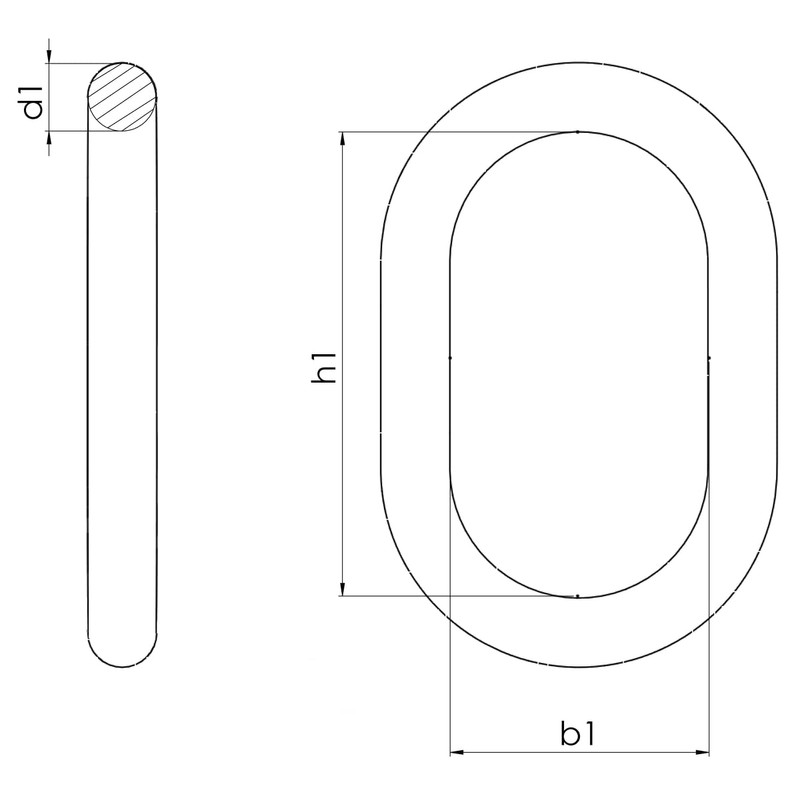 Suspension Ring A13 for 1-Strand (6 mm) and 2-Strand (6
