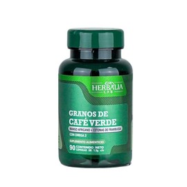 Granos de Café Verde, Mango Africano, Cetonas de Frambuesa y Omega 3 - Suplemento con ingredietes de origen natural de Alta Calidad con Antioxidantes y Omega 3 EPA/DHA - 90 Cápsulas Herbalia Lab